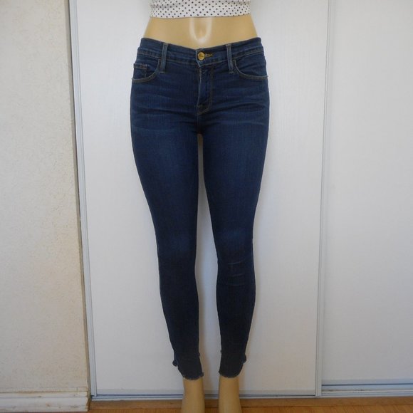 FRAME Jeans Size 27 Mid Rise Skinny Denim - Picture 2 of 13